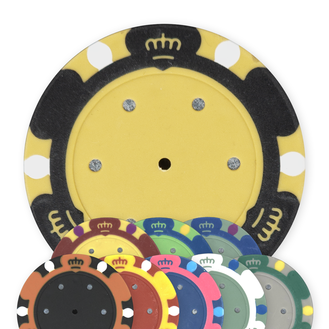 9 colors 14 gram clay Monte Carlo poker chip - Insert ready