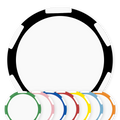 Multi-Stripe Blank Poker Chips Sample Pack – 11.5g Composite – UV Print Ready