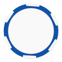 Multi-Stripe Blank Poker Chips – 11.5g – UV Print & Foil-Stamp Ready – Blue