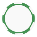 Multi-Stripe Blank Poker Chips – 11.5g – UV Print & Foil-Stamp Ready – Green
