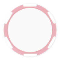 Multi-Stripe Blank Poker Chips – 11.5g – UV Print & Foil-Stamp Ready – Pink