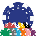 Classic Dice Design Blank Poker Chips Sample Pack – 11.5g – UV & Foil Stamp Ready