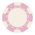 Classic 6-Spot Blank Poker Chips – 11.5g – UV Print & Foil-Stamp Ready – Pink