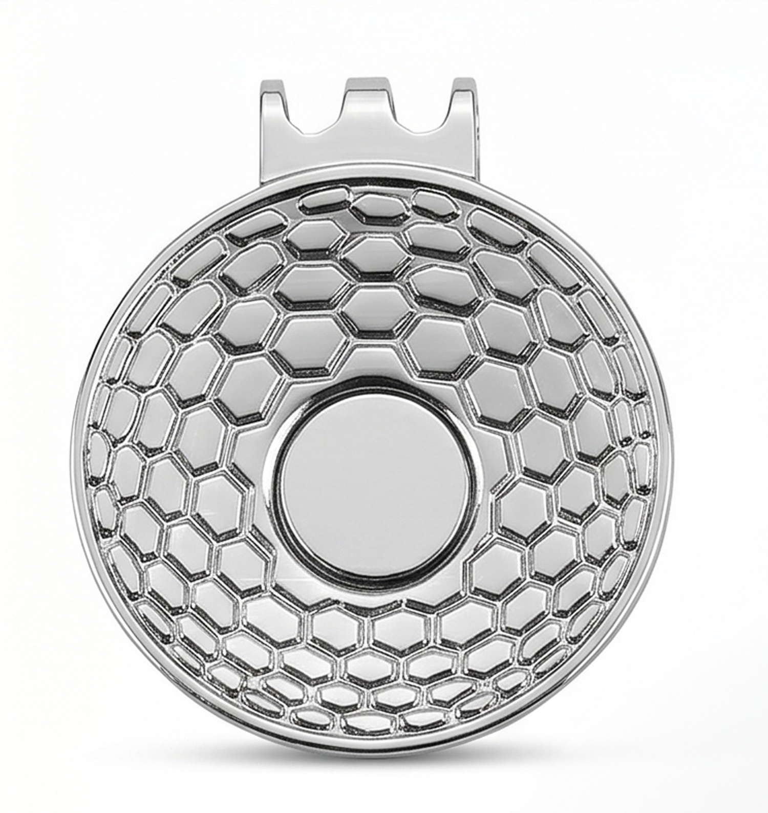 Golf hat clip with built in magnet