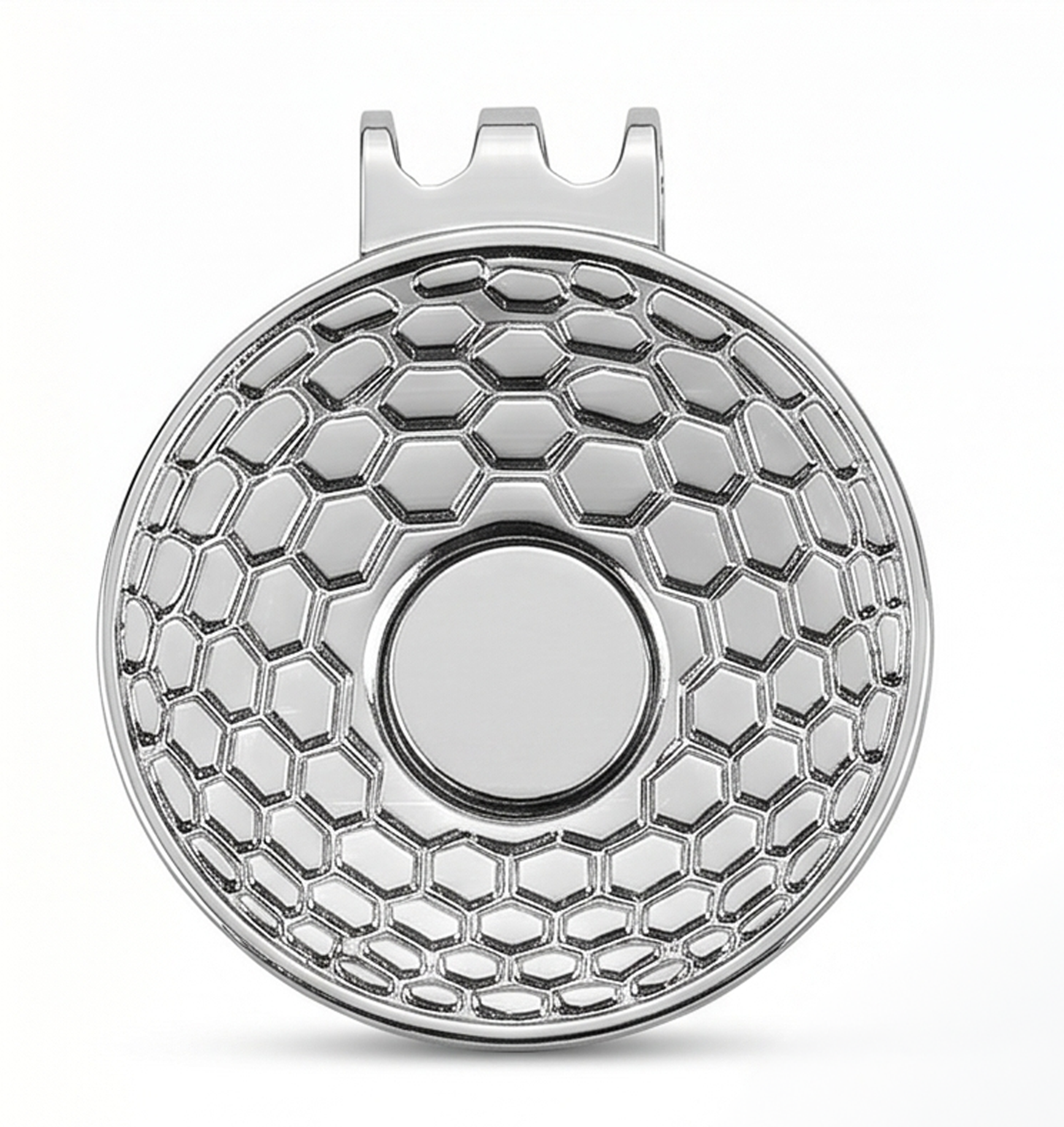 Golf hat clip with built in magnet