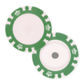 Magnetic Triple Crown Poker Chips for Golf Ball Markers – UV & Insert Ready - Green