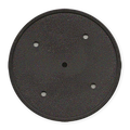 Solid Color Insert-Ready Blank Poker Chips – 11.5g – Recessed Center – Black