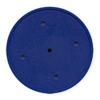 Solid Color Insert-Ready Blank Poker Chips – 11.5g – Recessed Center – Blue