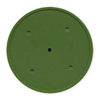 Solid Color Insert-Ready Blank Poker Chips – 11.5g – Recessed Center – Green