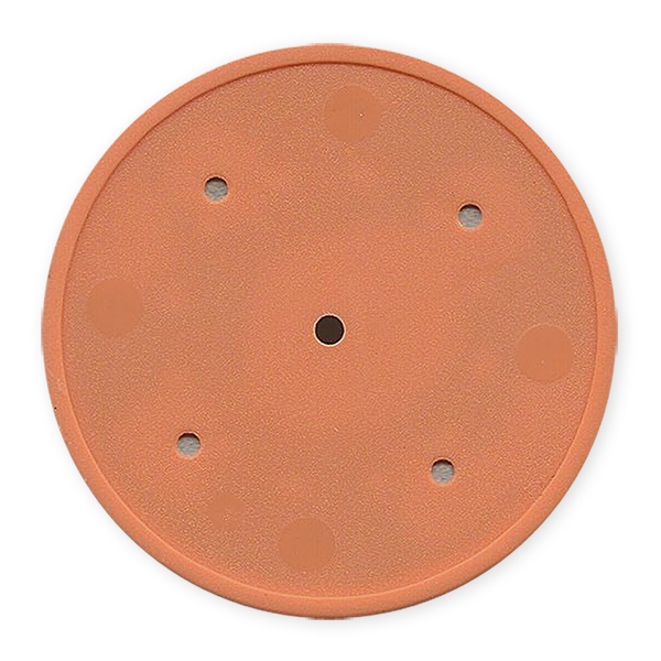 Orange 11 .5 gram clay composite solid color poker chip - Insert ready