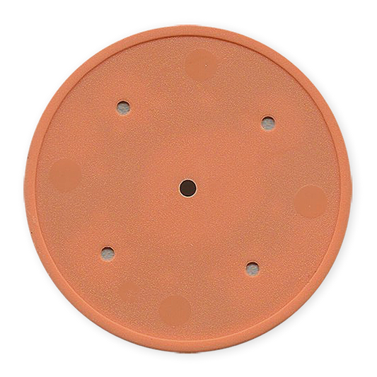 Orange 11 .5 gram clay composite solid color poker chip - Insert ready