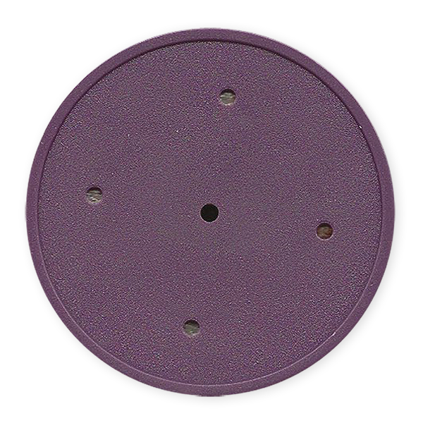 Purple 11 .5 gram clay composite solid color poker chip - Insert ready