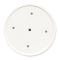Solid Color Insert-Ready Blank Poker Chips – 11.5g – Recessed Center – White