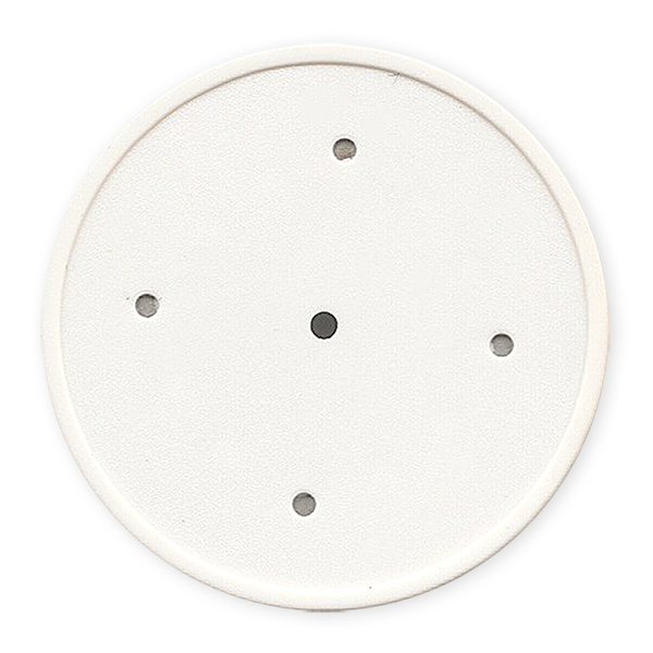 White 11 .5 gram clay composite solid color poker chip - Insert ready