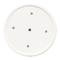Solid Color Insert-Ready Blank Poker Chips – 11.5g – Recessed Center – White
